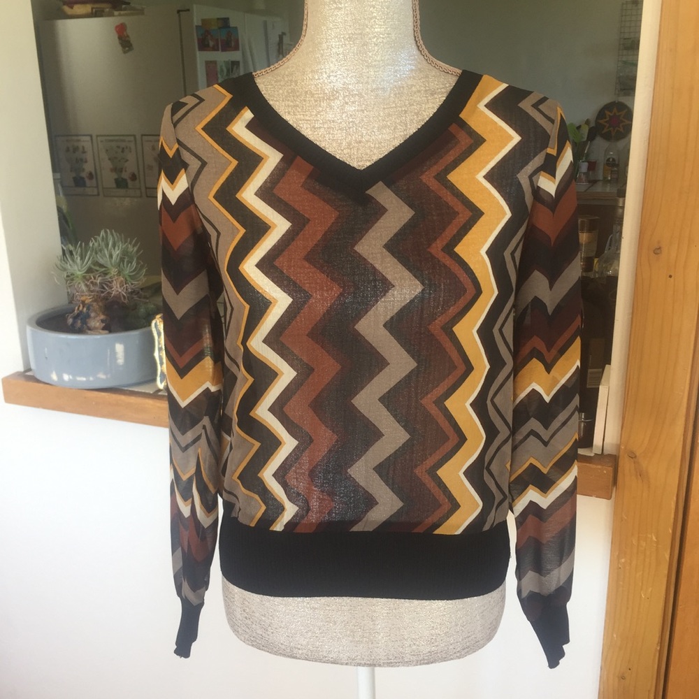 Missoni sheer top XS 🌈💗❤️🔥